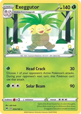 Exeggutor 005-185 - Pokemon Vivid Voltage