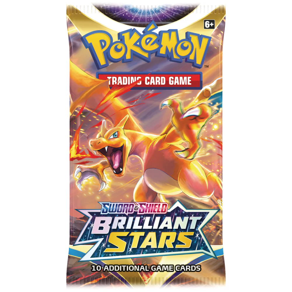 Buy the Pokemon Sword & Shield Brilliant Stars Booster Pack online at