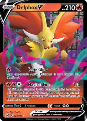 Delphox V 027-196 - Pokemon Lost Origin