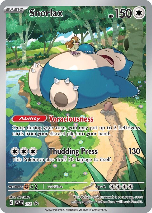 Snorlax 051 Promo - Pokemon Scarlet Violet 151 Promo