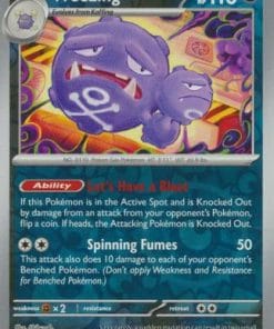 Weezing Reverse Holo 110/165 – Pokemon 151