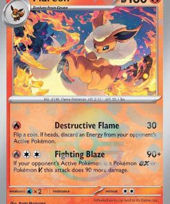 Flareon (Poke Ball Pattern) 013-131 - Pokemon Prismatic Evolutions