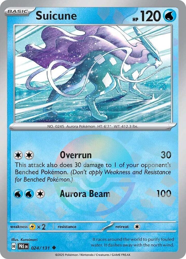 Suicune (Poke Ball Pattern) 024/131 - Pokemon Prismatic Evolutions