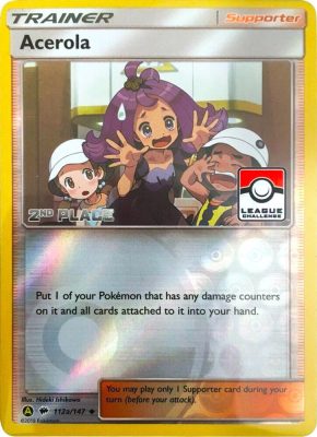 Acerola 2nd Place (League Challenge) Card