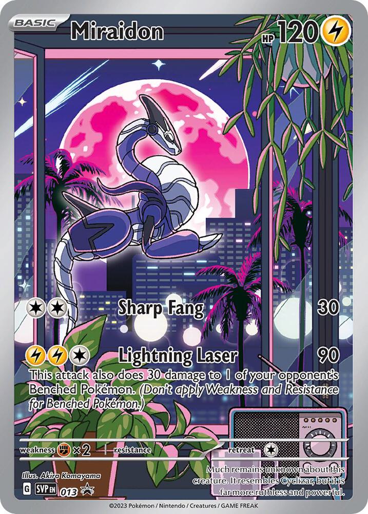 Miraidon 013 Promo - Pokemon Scarlet & Violet Promo Card