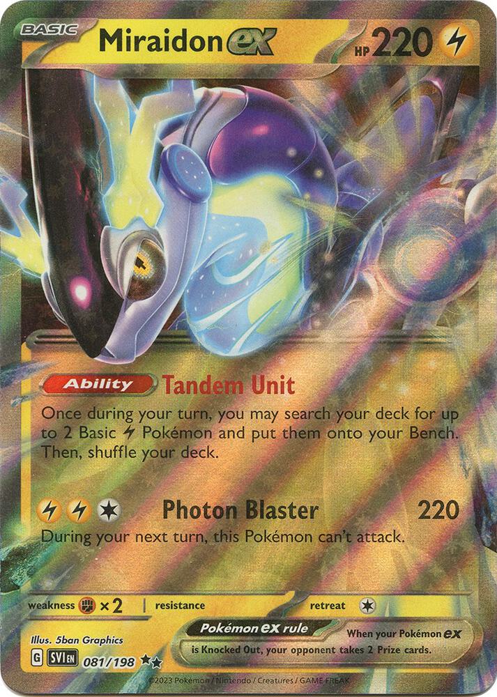 Miraidon ex 081/198 - Pokemon Scarlet & Violet Base