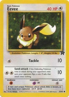 Eevee 55/82 - Pokemon Team Rocket (DMG)