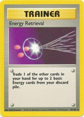 Trainer: Energy Retrieval 81/102 - Pokemon Base Set (LP)