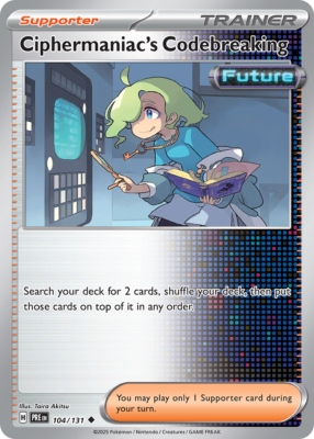 Ciphermaniac's Codebreaking 104/131 - Pokemon Prismatic Evolutions