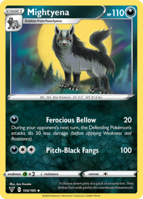 Mightyena 104/185 - Pokemon Vivid Voltage