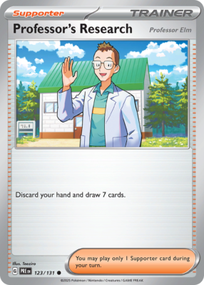 Professor's Research 123/131 - Pokemon Prismatic Evolutions