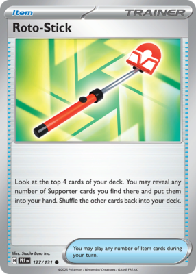 Roto-Stick 127/131 - Pokemon Prismatic Evolutions