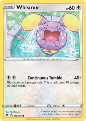 Whismur 135/185 - Pokemon Vivid Voltage