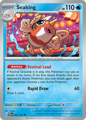 Seaking 21/131 - Pokemon Prismatic Evolutions