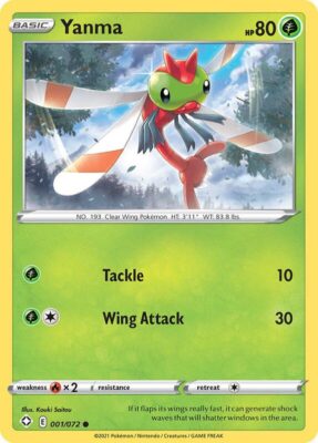 Yanma 001/072 - Pokemon Shining Fates