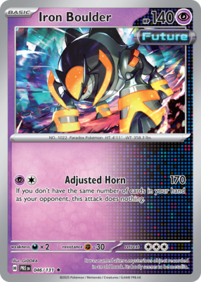 Iron Boulder 46/131 - Pokemon Prismatic Evolutions