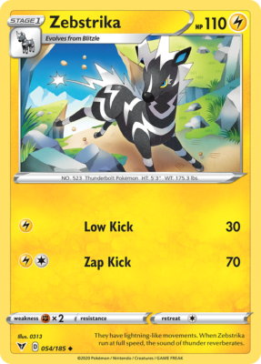 Zebstrika 054/185 - Pokemon Vivid Voltage