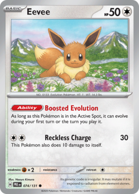 Eevee 74/131 - Pokemon Prismatic Evolutions