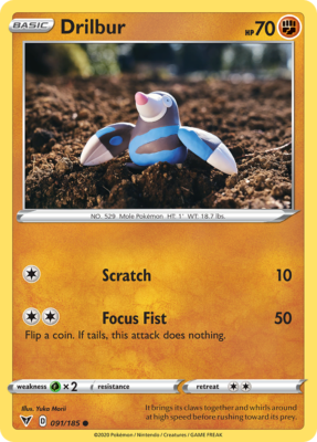 Drilbur 091/185 - Pokemon Vivid Voltage