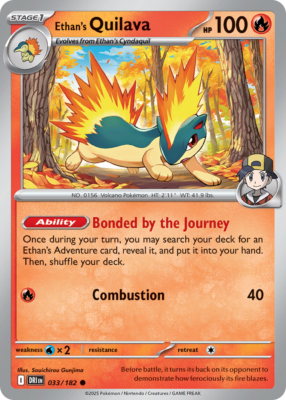 Ethan's Quilava 033/182 - Destined Rivals
