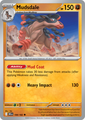Mudsdale 108/182 - Destined Rivals