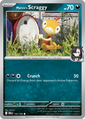 Marnie's Scraggy 132/182 - Destined Rivals
