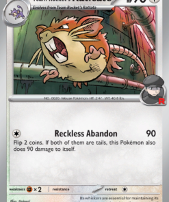 Team Rocket's Raticate 148/182 - Destined Rivals