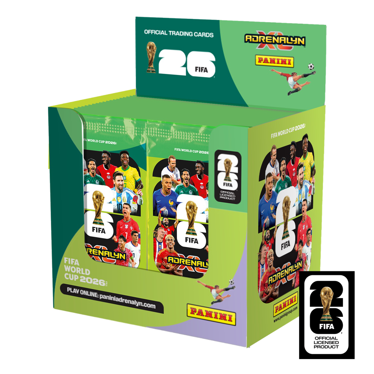 FIFA World Cup 2026 Soccer Trading Cards – Booster Box (50 Packets)