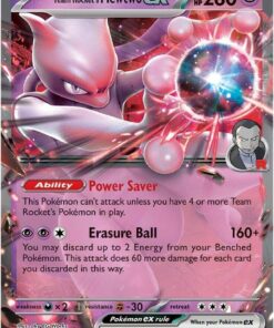 Team Rocket's MewTwo ex 081/182 - Pokemon Destined Rivals